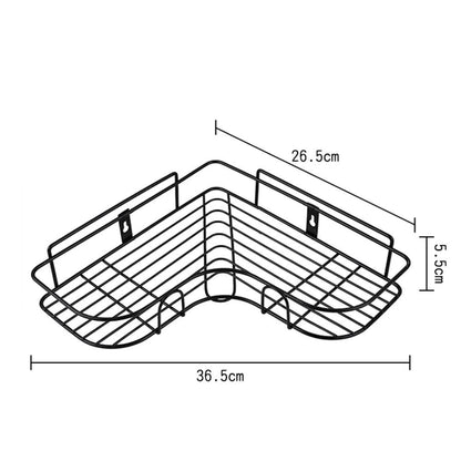 Repisa esquinero organizador de baño y cocina adhesivo